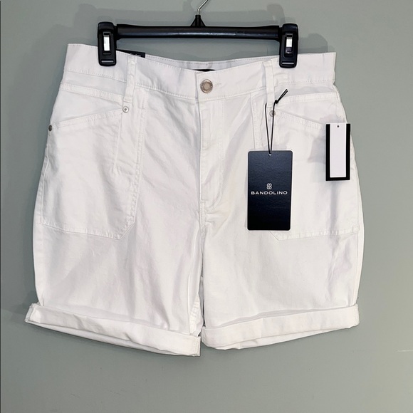 Bandolino Pants - Bandolino Women's Crisp White Bermudas